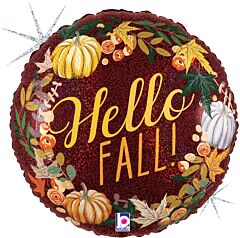 18" Hello Fall Wreath