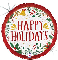 18" Classic Holiday Holly