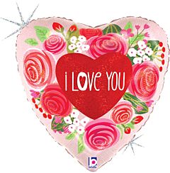 18" Love You Roses