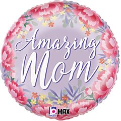 18" Satin Floral Amazing Mom