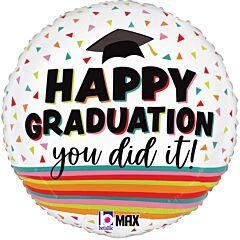 18" Festive Graduation