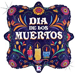 18" Dia De Los Muertos Candles