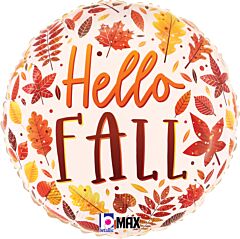 18" Hello Fall Leaves