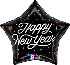 19" New Year Shimmering Star