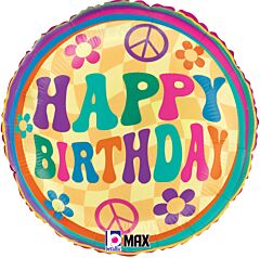 18" Groovy Birthday Daisies