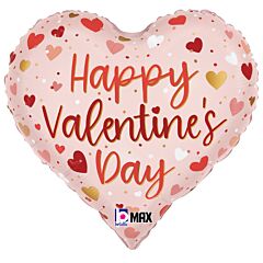18" Valentine Pink Blush Hearts