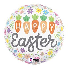 18" Happy Easter Carrots