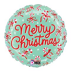 18" Christmas Candy Cane Bows