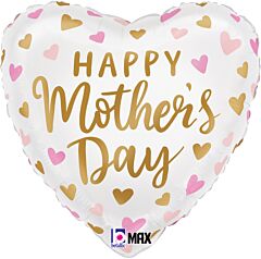 18" Satin Mothers Day Hearts