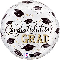 18" Satin Congratulations Grad Hats