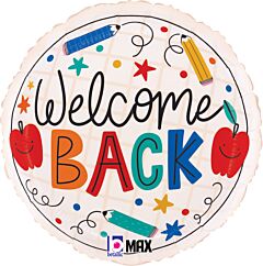 18" Welcome Back Doodles