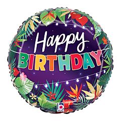 18" Tropical Birthday Lights