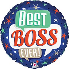 18" Best Boss Speech Bubbles