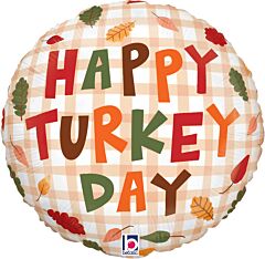 18" Turkey Day Fall Plaid