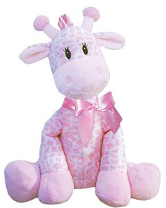 8.5" Jingles Giraffe Pink Plush