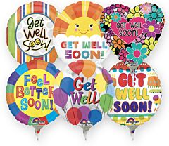9" Air Filled Assortment - Get Well