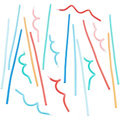 Straight and Curly Candles 20 ct