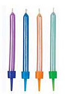 2.5" Pearl Asst Candle 10Ct