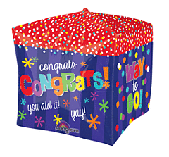 15" Way to Go Congrats Cubez