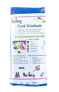 3/4" Tyvek Wristband - Blue