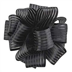 Amalina Satin Stripe No9 - Black
