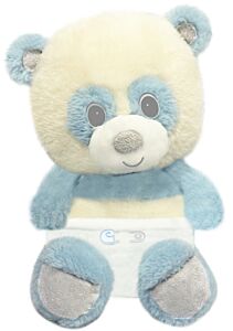 7" Sitting Blue Panda Bear