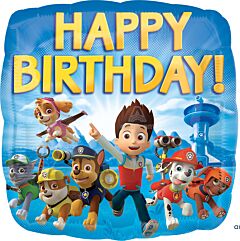 17" Paw Patrol Happy Birthday