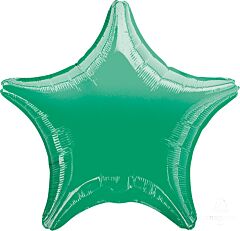 19" Metallic Green Star