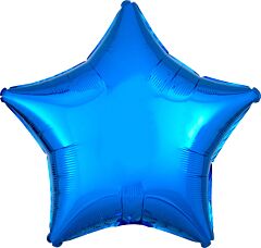 19" Metallic Blue Star