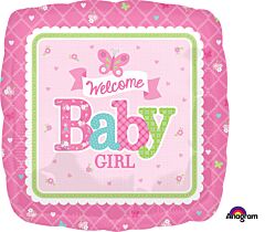28" Baby Girl Butterfly Jumbo