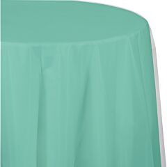 82" Plastic Round Table Cover - Fresh Mint