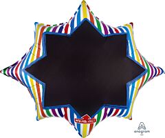 35" Stripe Burst Write On