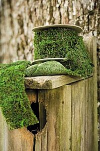 2.4" x 47" Moss Ribbon - Natural