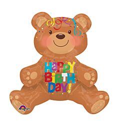19" Happy Birthday Bear Consumer Inflate