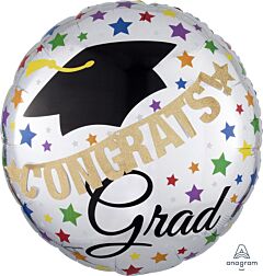 32" Congrats Grad Banner Doodad