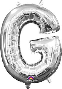 16" Letter G Silver