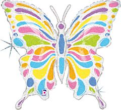 33" Pastel Butterfly Holographic
