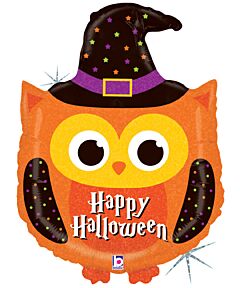 32" Halloween Owl Holographic