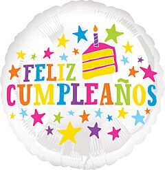 17" Feliz Cumpleanos Stars