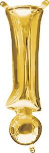 16" Exclamation Point Gold Consumer Inflate