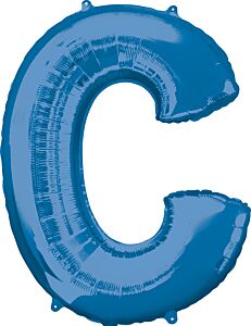 32" Anagram Letter C Blue