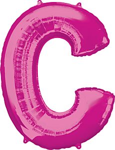 32" Anagram Letter C Pink