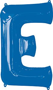 32" Anagram Letter E Blue