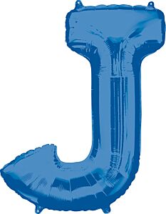 33" Anagram Letter J Blue