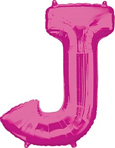 33" Anagram Letter J Pink