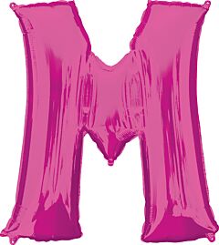 33" Anagram Letter M Pink