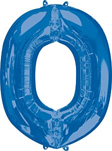 33" Anagram Letter O Blue