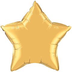 4" Metallic Gold Star