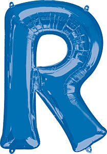 32" Anagram Letter R Blue
