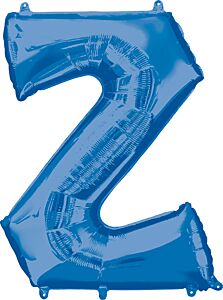 33" Anagram Letter Z Blue